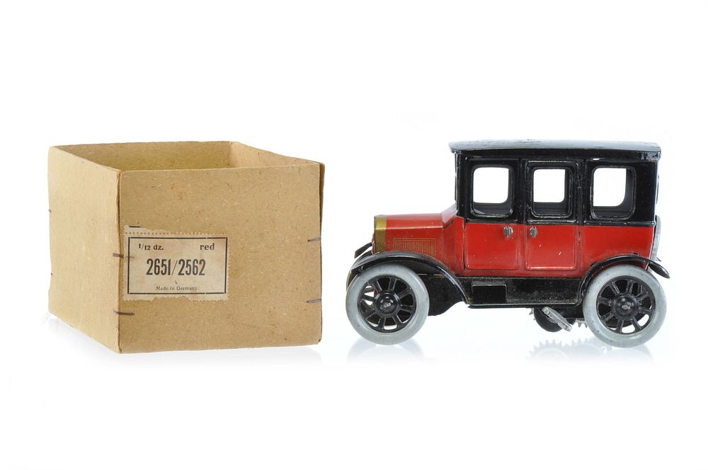 Lot 149: Red Model T Tin Toy by OroBR of Germany