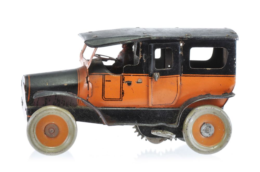 Lot 150: German Tin Windup Taxi by OroBr
