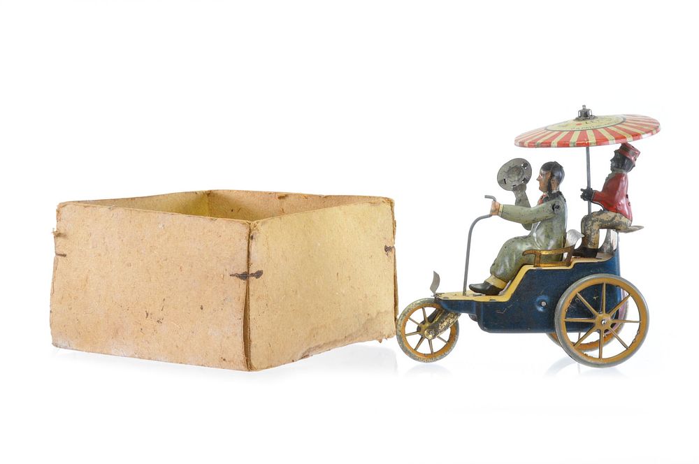 Lot 152: Lehmann 345 New Century Cycle with two Riders