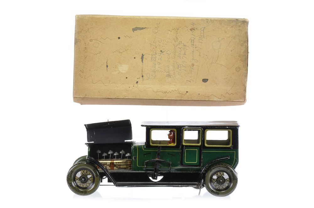 Lot 173: Moko Green and Black Limousine with Tin Engine