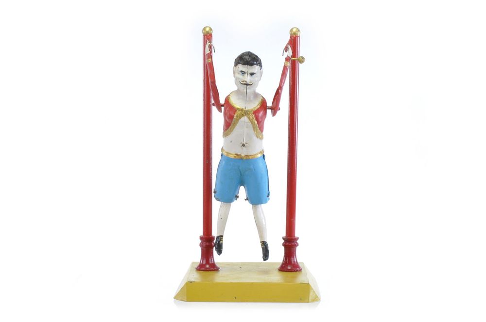 Lot 176: Hans Eberl Horizontal Bar Gymnast ca 1905, Germany
