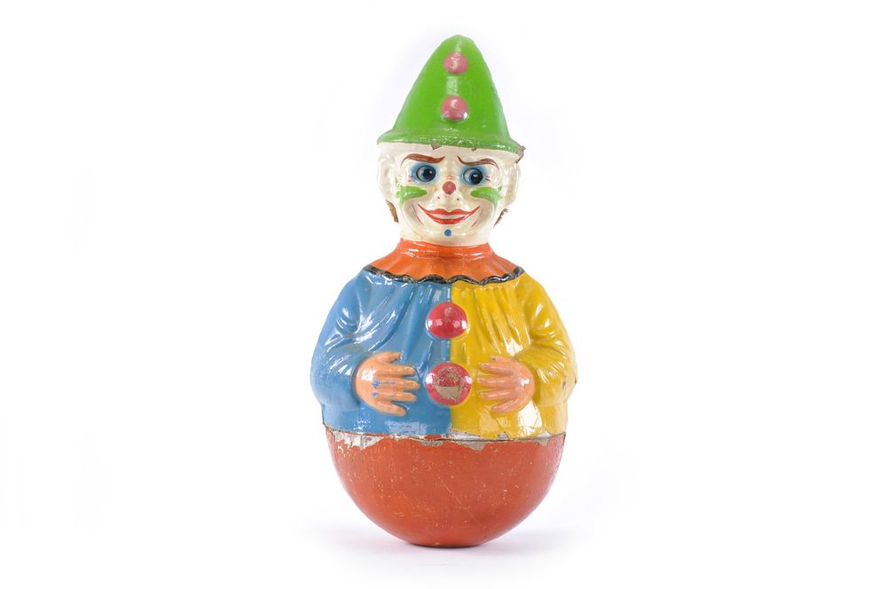 Lot 184: Large Schoenhut Rolly Dolly/Polly with Moving Eyes