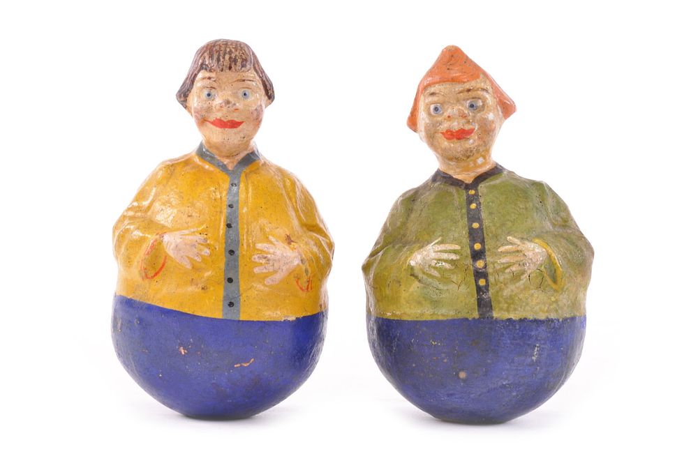 Lot 189: Max and Moritz Schoenhut Rolly Dolly Figures