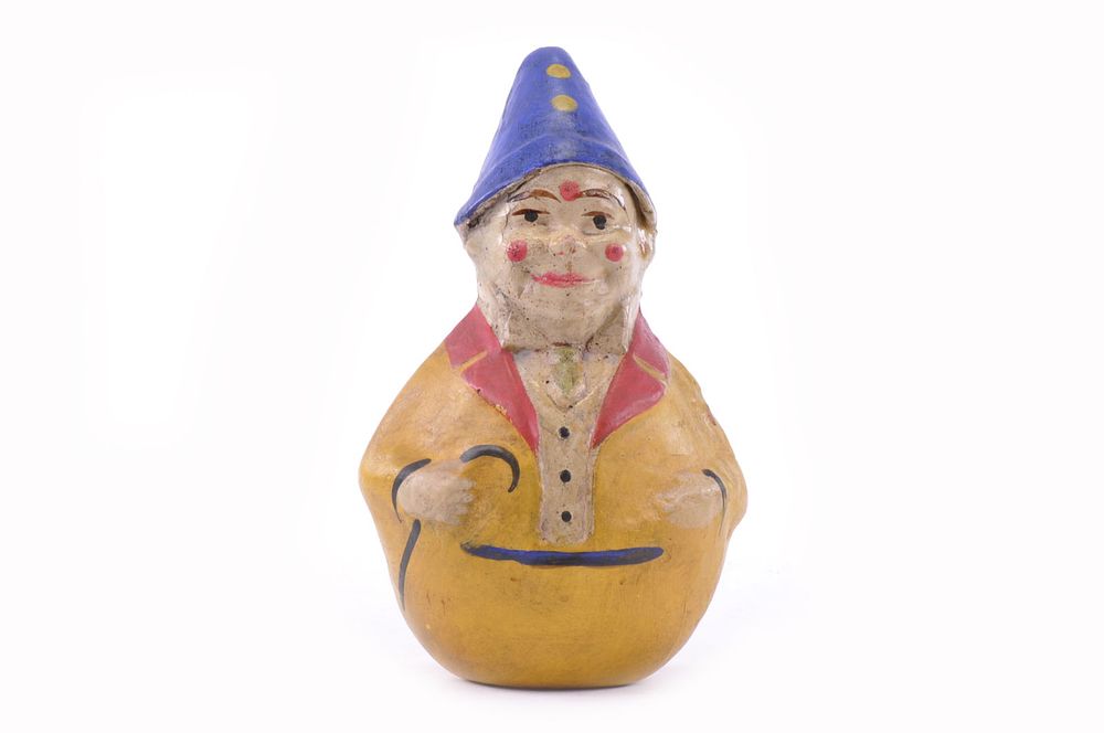 Lot 196: Yellow Jacket and Cane Clown Rolly Dolly