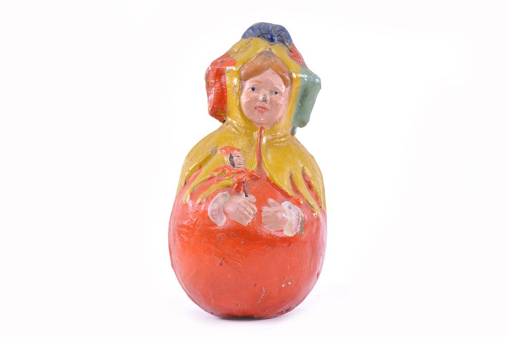 Lot 199: Lady Jester with Punch Rolly Dolly by Schoenhut