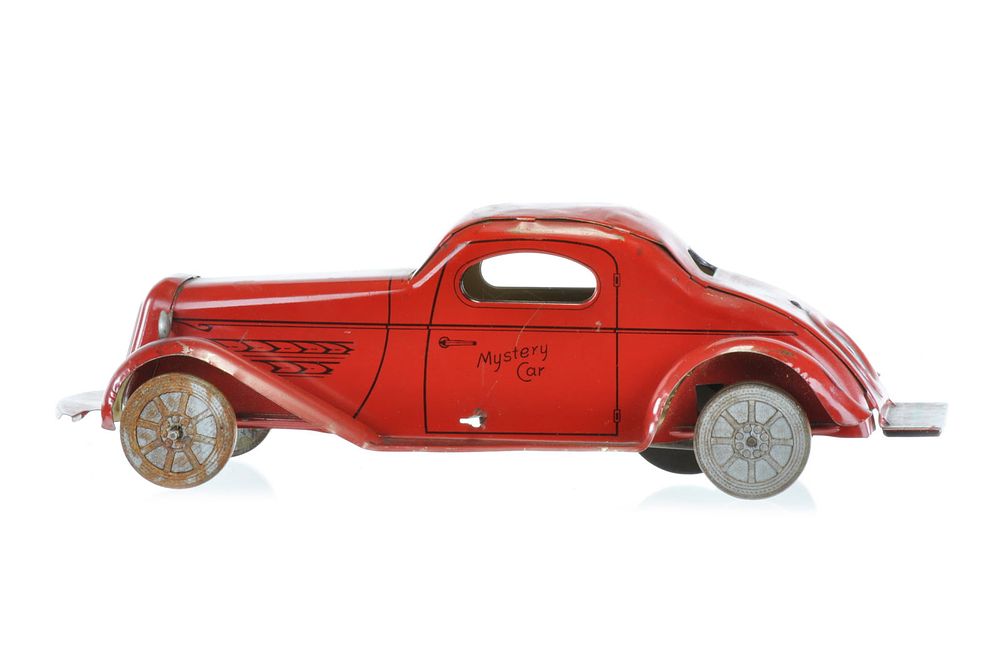 Lot 210: Wyandotte Mystery Car in Tin Litho Red