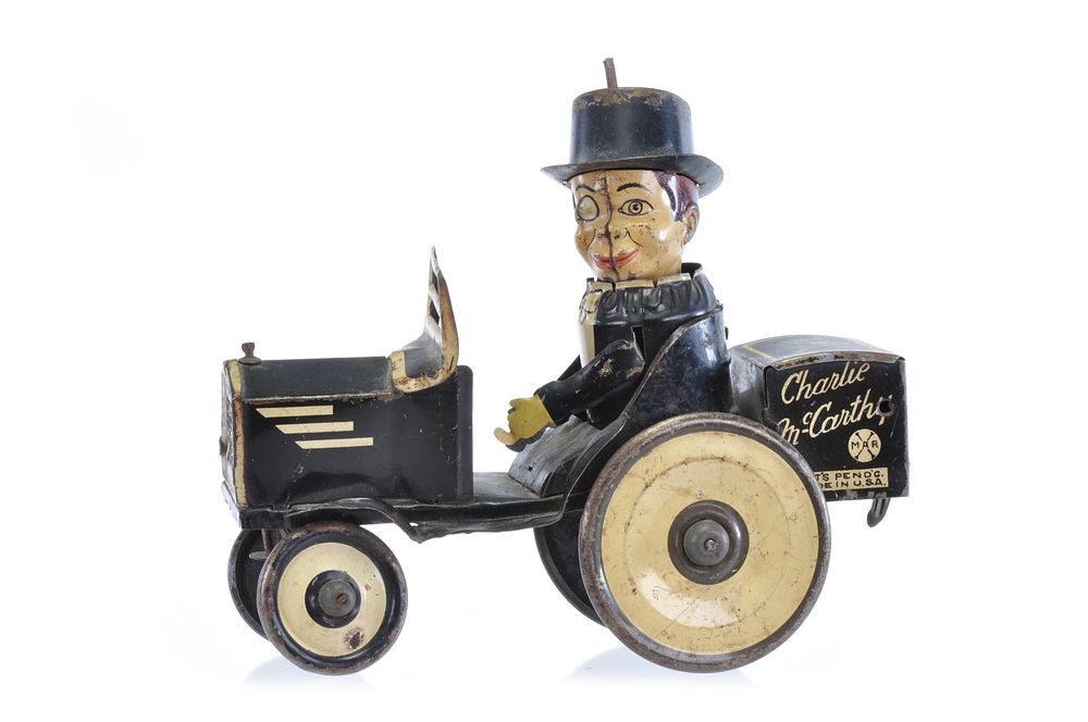 Lot 214: Charlie McCarthy Marx Tin Windup Toy