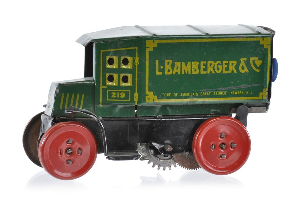 Lot 262: Immaculate L. Bamberger & Co Marx Advertising Van by Marx
