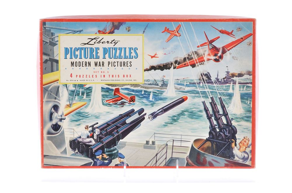 Lot 270: Liberty Puzzles with Patriotic WW2 Fighters versus Japanese and Nazi Fighters