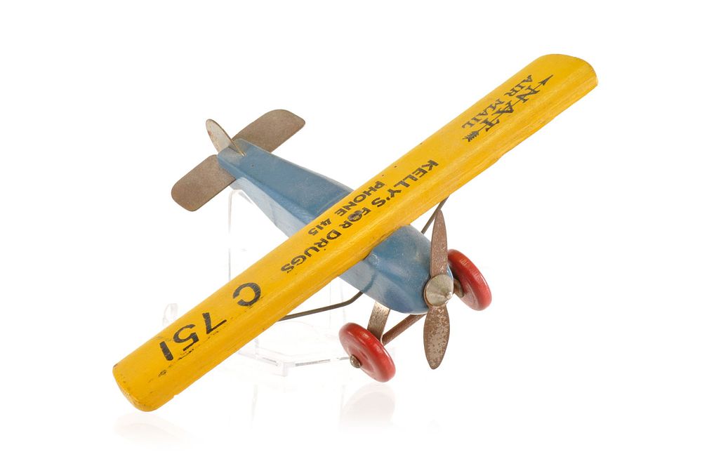 Lot 280: NAT Air Mail Advertising Toy Plane