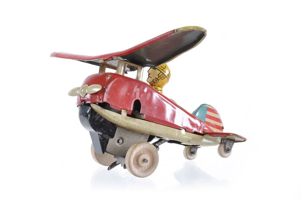 Lot 286: Marx Looping Plane Tin Litho Windup in Red