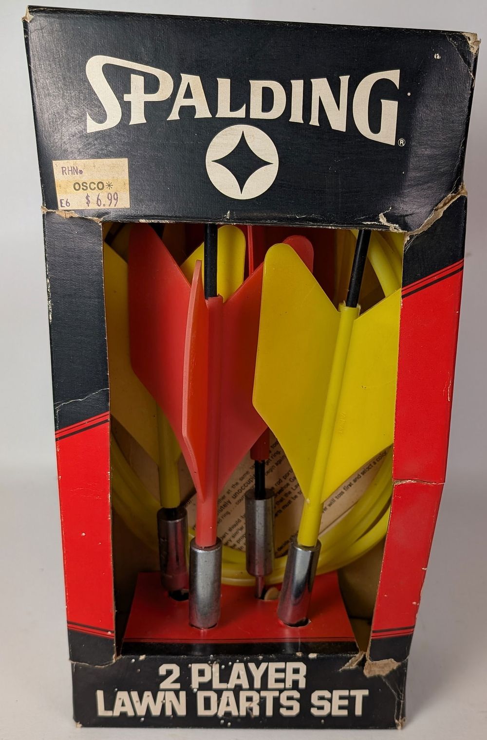 Lot 355B: Spalding Lawn Darts Set (Jarts) In Original Box