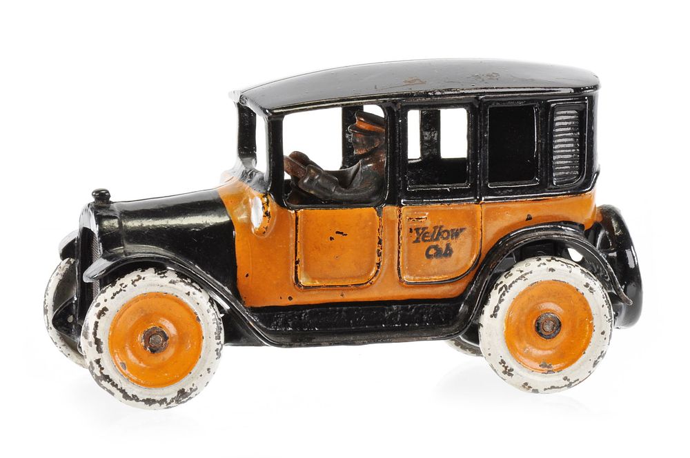 Lot 380: Arcade #2 Yellow Cab Taxi in Cast Iron