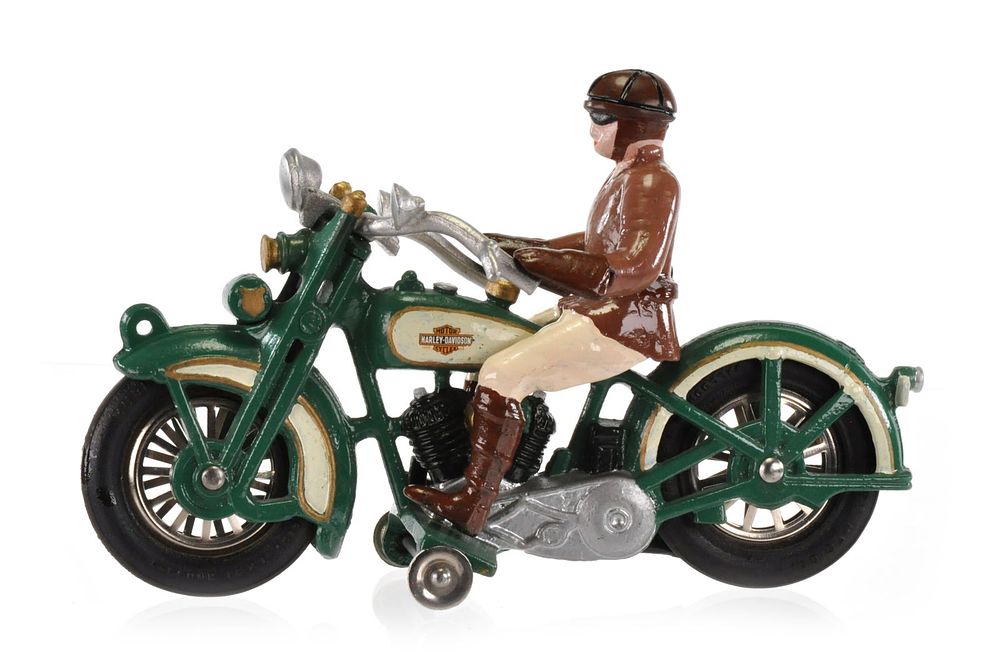 Lot 381: Restored and Custom Harley Davidson by Hubley