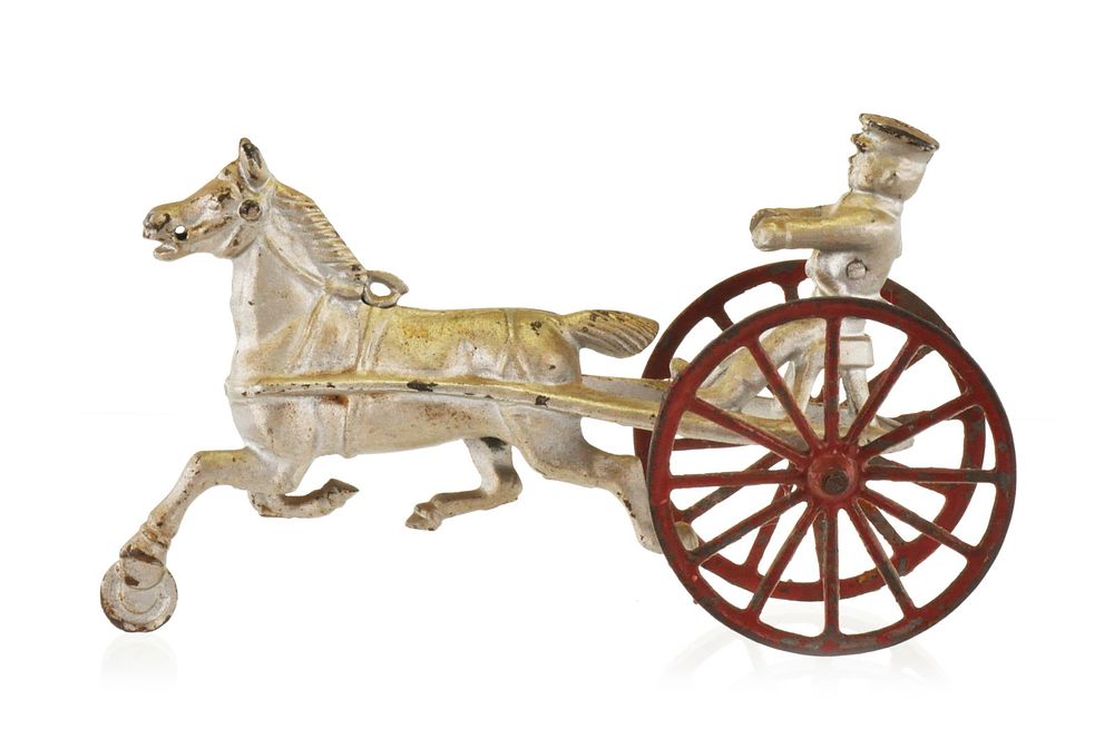Lot 385: Silver Sulky Cast Iron by A.C. Williams
