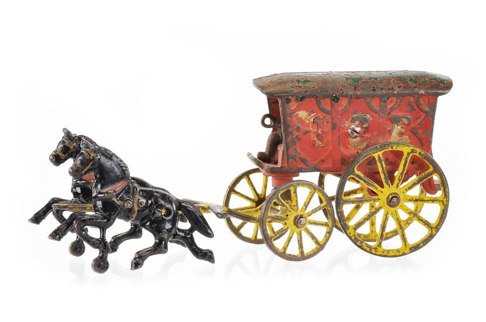 Lot 387: Dent Toys Ice Wagon in Cast Iron