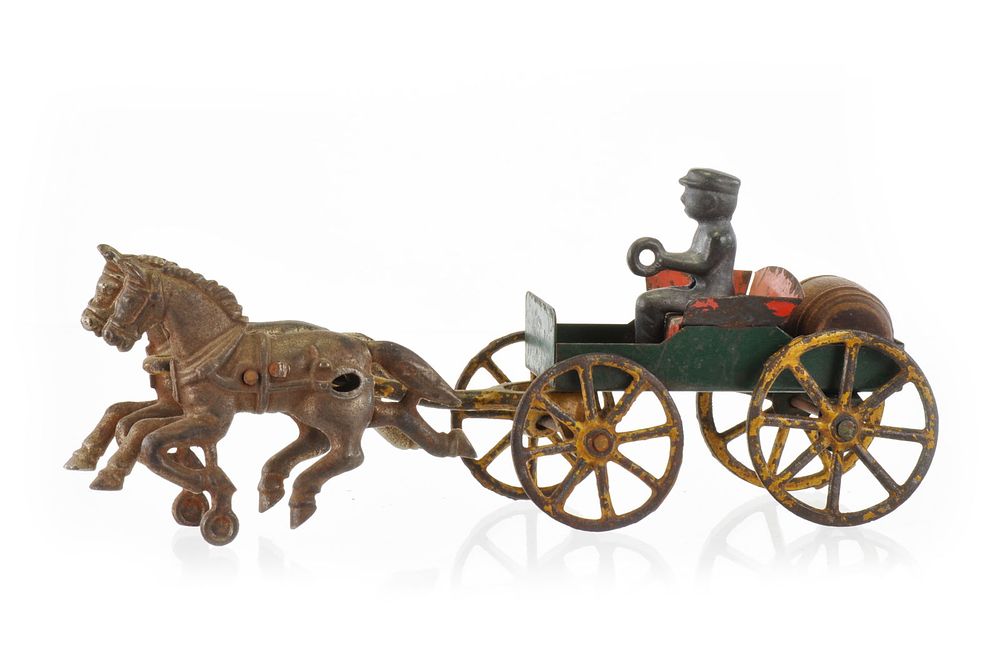 Lot 396: Hubley Delivery Wagon in Steel and Cast Iron