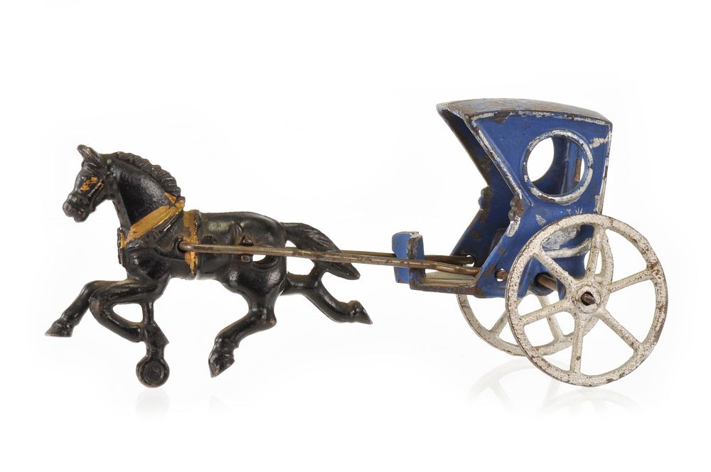 Lot 398: Hubley No.625 Hansom Cab Cast Iron