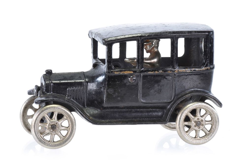 Lot 416: Arcade Model T Tudor Cast Iron with Driver