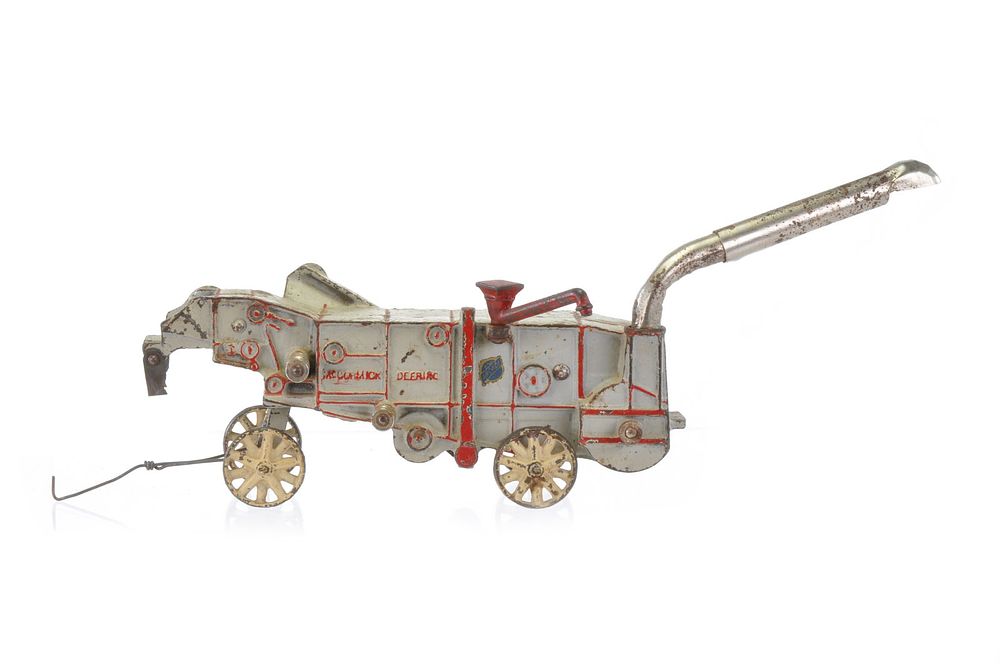 Lot 416B: McCormick-Deering Thresher by Arcade Toys in Grey