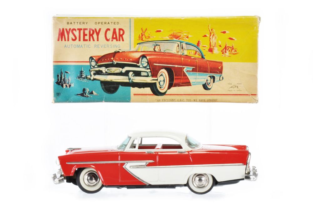 Lot 456: Plymouth Tin Mystery Car by Alps & Sato, Japan