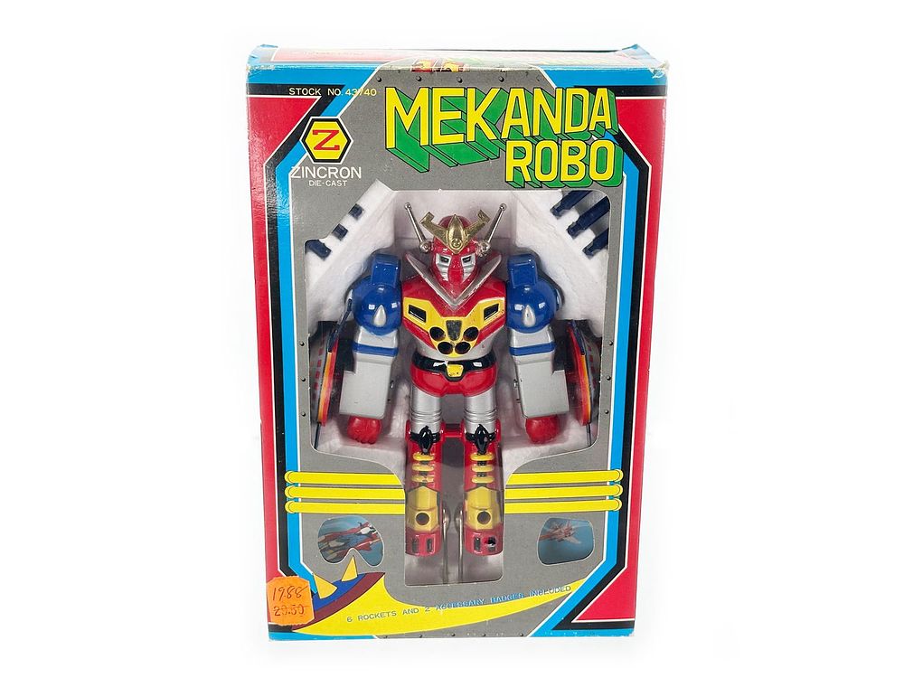Lot 470: Mekanda Robo Diecast Robot, Boxed from Japan