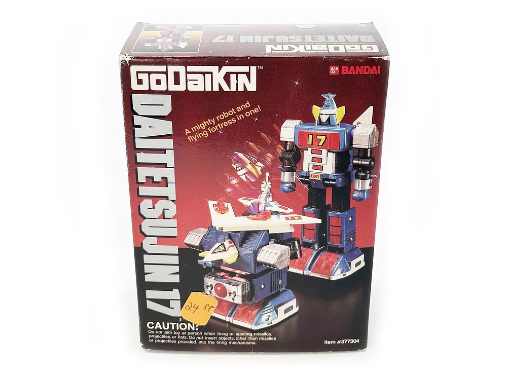 Lot 471: Daitetsujin 17 Diecast Robot by Popy and Bandai