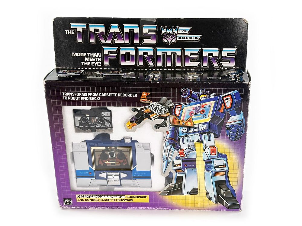 Lot 477: Transformers Soundwave and Buzzsaw Robots in Disguise