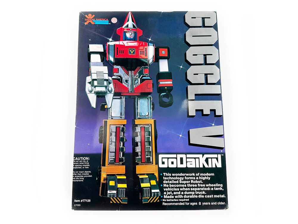 Lot 478: Google V Godaikin Diecast Robot