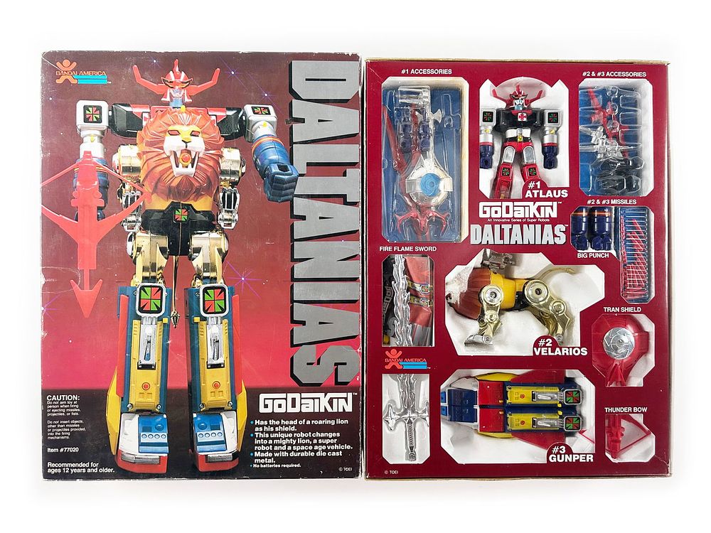 Lot 483: Godaikin Daltanias Popy Diecast Robot