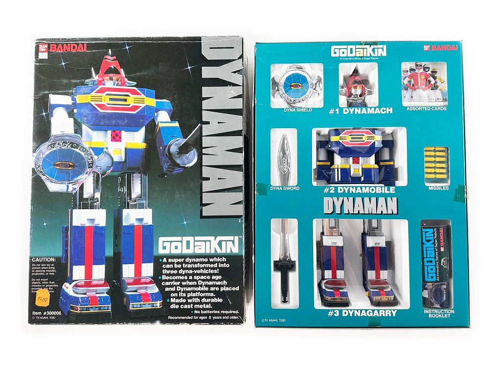 Lot 484: Godaikin Dynaman Popy Diecast Robot