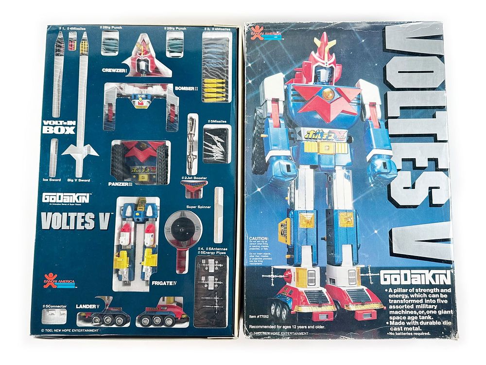 Lot 485: Godaikin Voltes V Popy Diecast Robot