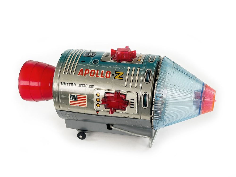 Lot 487: Apollo - Z Tin Space Toy Battery Op from Japan