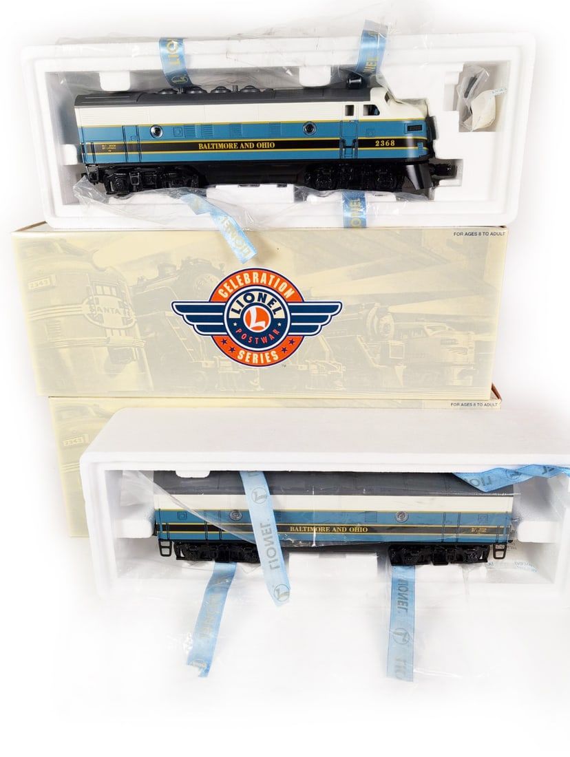 Lot 507: Lionel TMCC PWC 6-34502 34503 Baltimore & Ohio F-3 AB Diesel Used O RS #2368 B&O