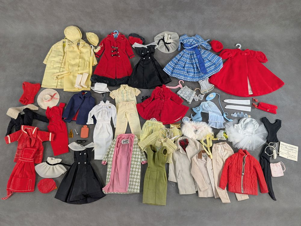 Lot 151: Huge Lot of 1960's Assorted Barbie clothing