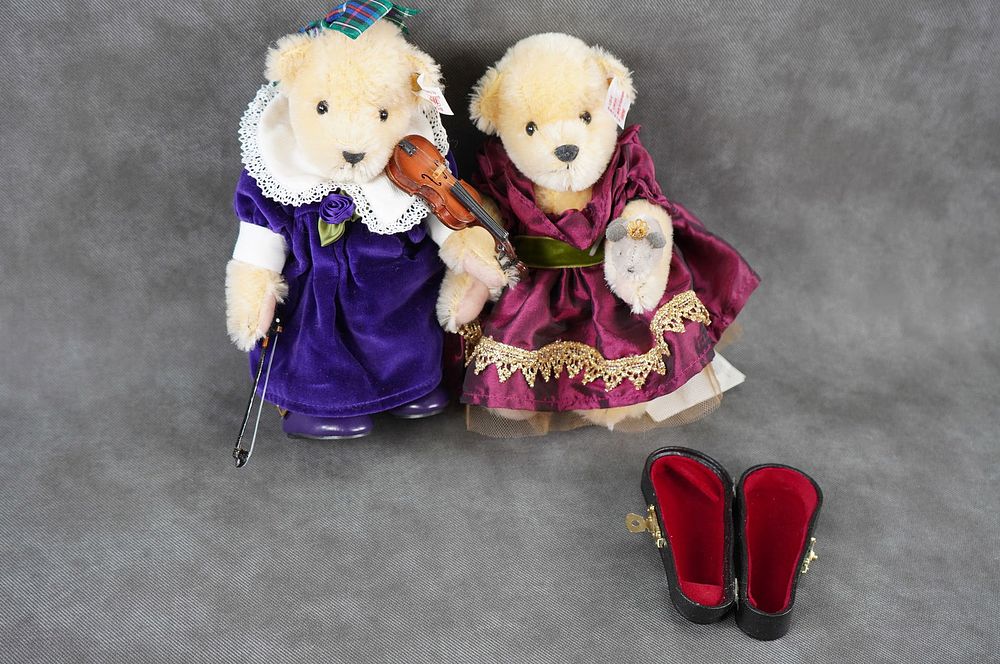 Lot 179: Two Steiff Muffy Teddy Bears