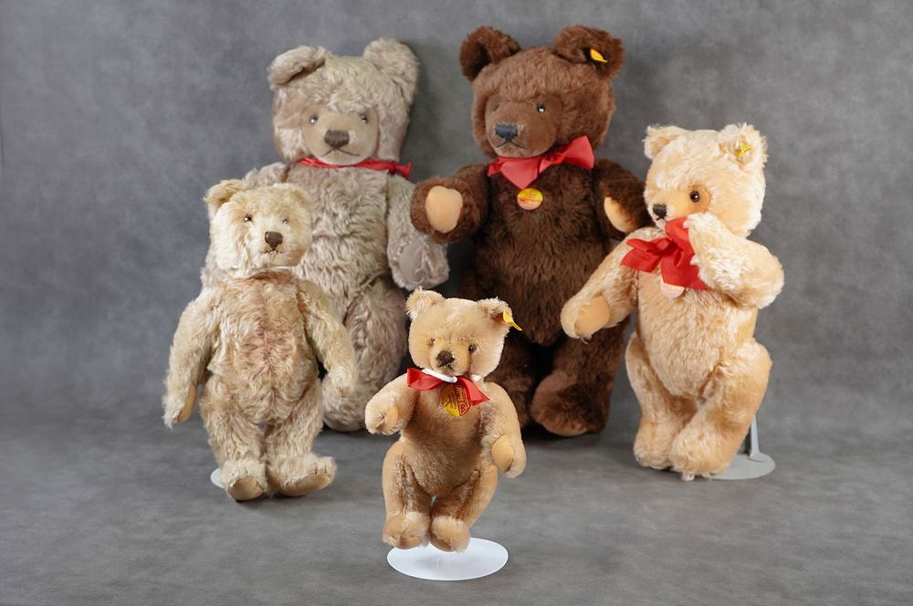 Lot 189: 1950-1960 Steiff Original Teddy Bear Collection
