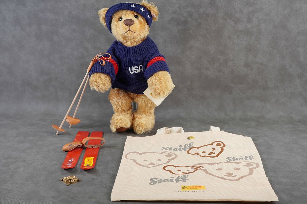 Lot 191: Steiff USA Skier Teddy Exclusive