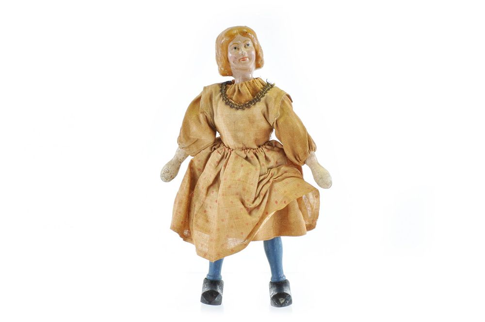 Lot 207: Schoenhut Lady with Dress, Likely Mary