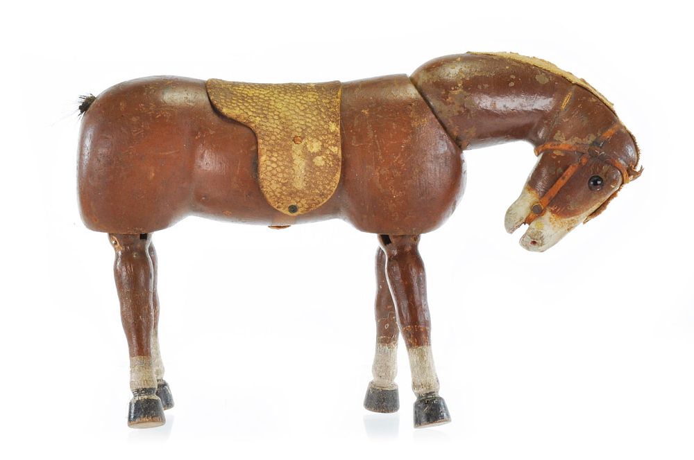 Lot 214: Schoenhut Horse with Saddle
