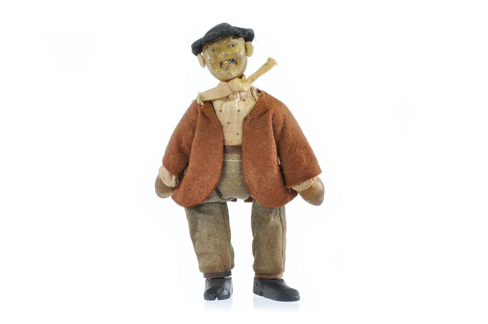 Lot 225: Schoenhut Circus Hobo with Moustache