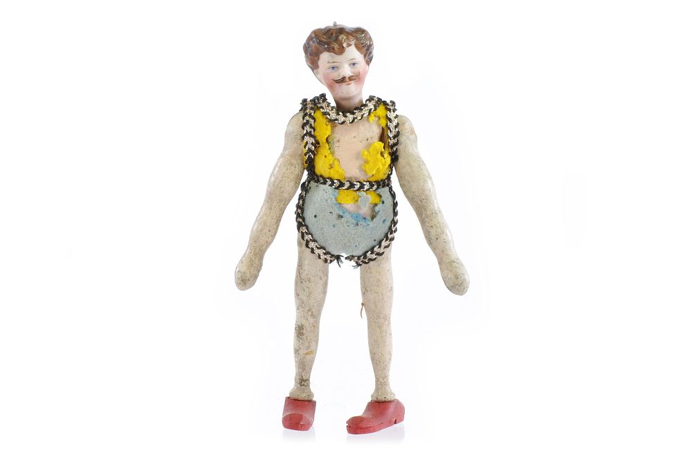 Lot 234: Bisque Head Strongman by Schoenhut