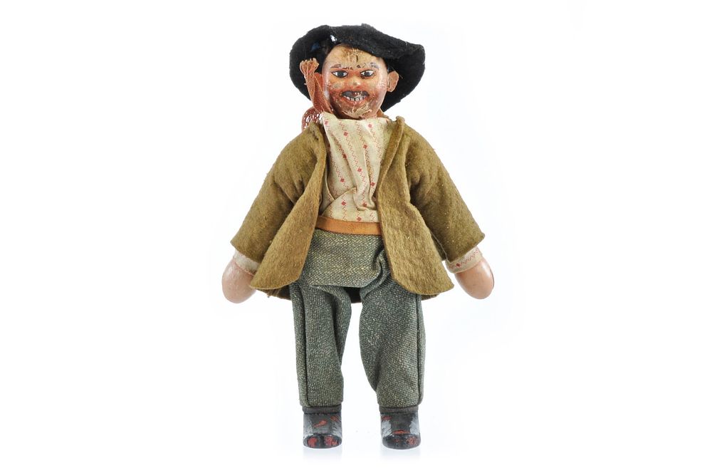 Lot 236: Schoenhut Grey Pant Hobo Figure