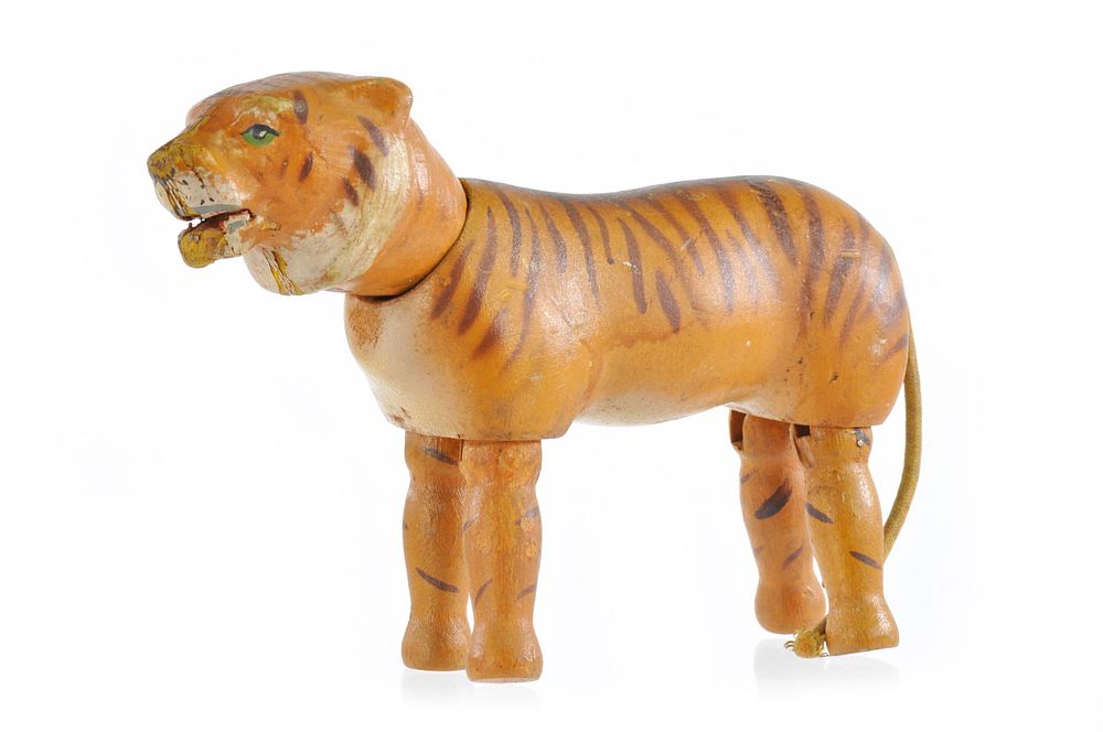 Lot 237: Medium Sized Schoenhut Tiger Wood Toy
