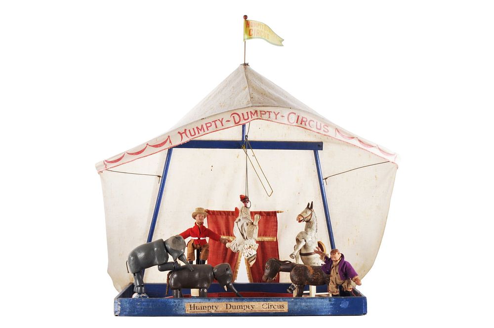 Lot 242: Schoenhut Circus with Twin Elephant Set