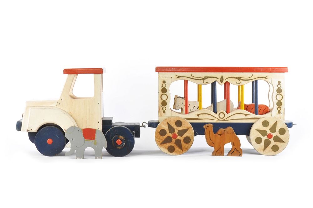 Lot 245: Circus Cage and Truck by Grandad's Toys
