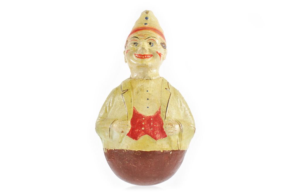 Lot 249: Schoenhut clown with Green Jacket