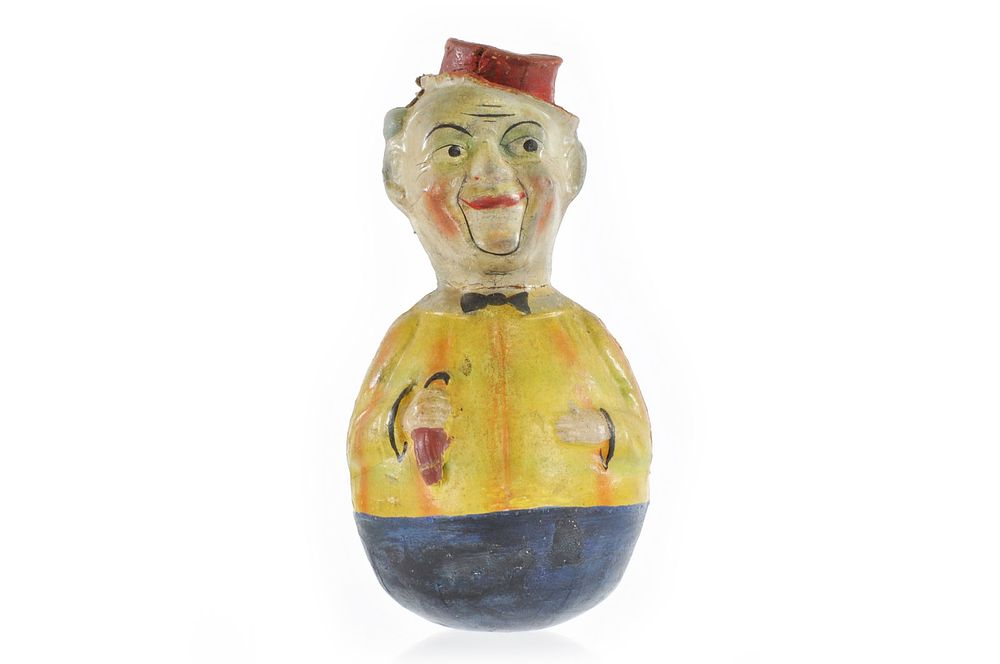 Lot 250: Schoenhut Old Man figure with Umbrella