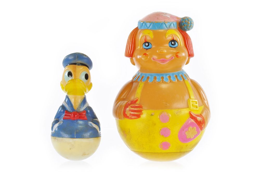 Lot 253: Donald Duck Dolly and Bear Figure