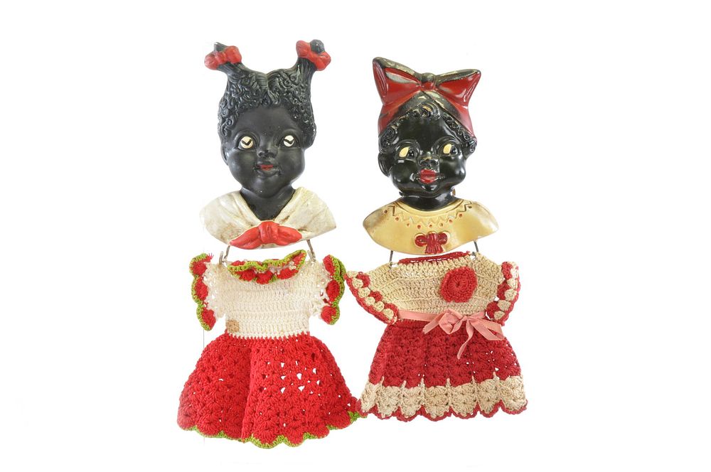 Lot 268: Young Black Lady Decorative Art in Iron
